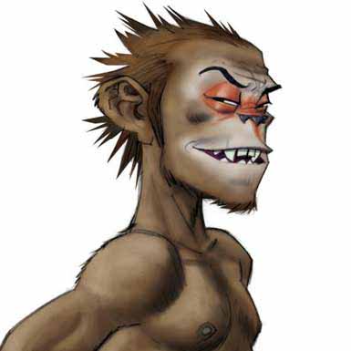 monkey journey to the west - gorillaz - Damon Albarn - Thomas Bloch