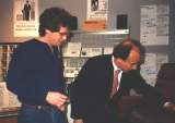 Thomas Bloch et le pianiste Paul Badura Skoda